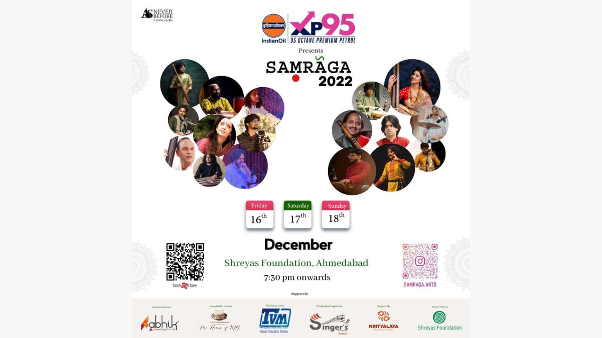 Samraga Festival is back to mesmerise the audience of Ahmedabad after a gap of two years of covid